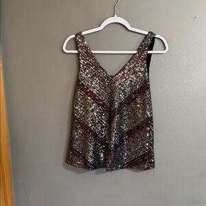 Daytrip Multicolor Sequin Tank Top